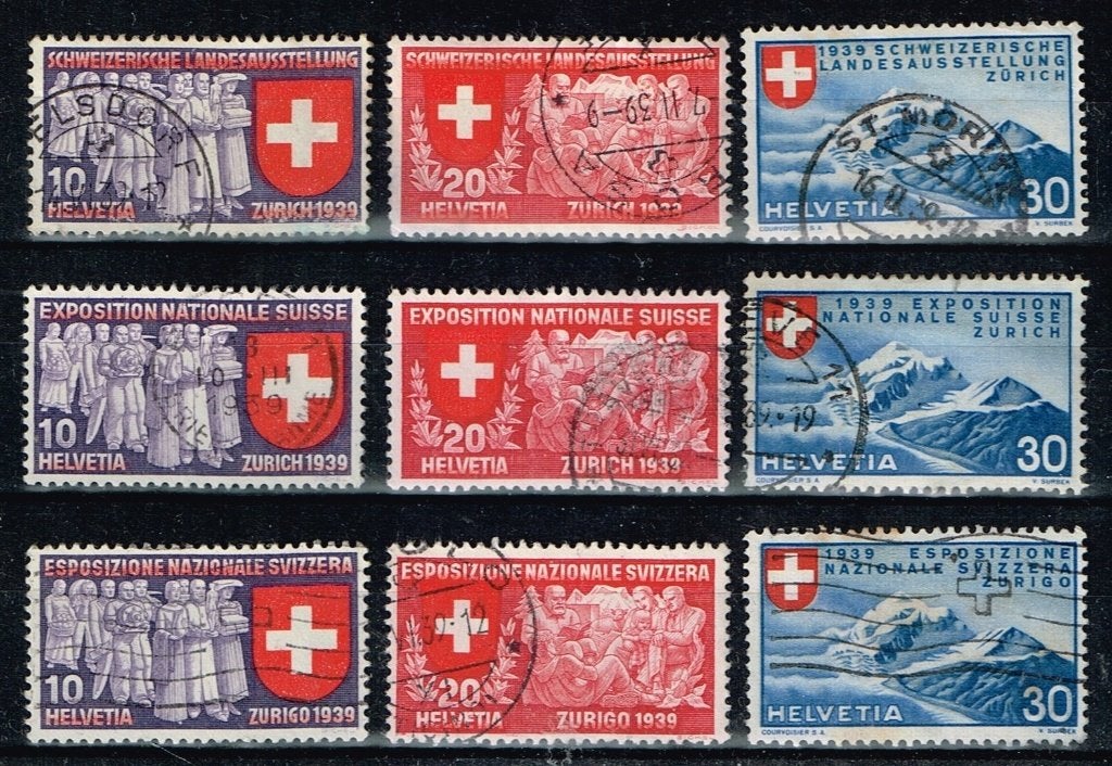 Timbres-poste de Suisse - K 6162 - exposition, Envoi, Affranchi