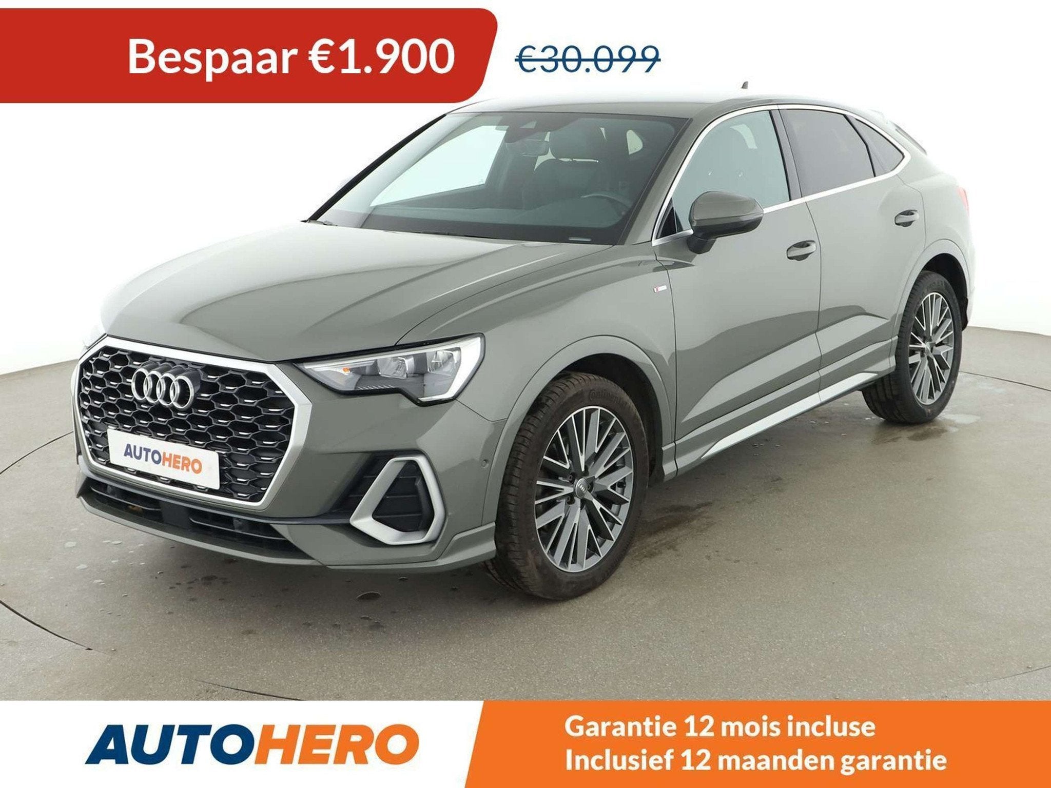 Audi Q3 35 TDI S line (année de construction 2020), Autos, Audi, Argent ou Gris, Alcantara, 159 g/km, Automatique