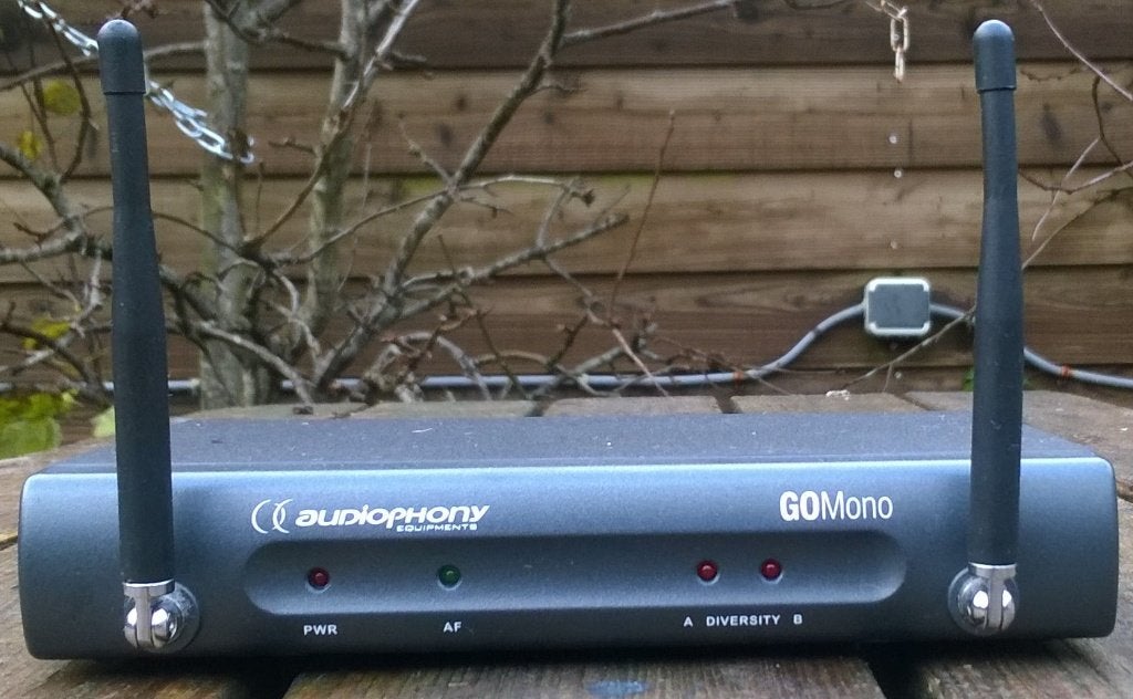 Ontvanger draadloze microfoon Audiophony GO-Mono, Musique & Instruments, Microphones, Comme neuf, Autres types, Sans fil, Enlèvement ou Envoi