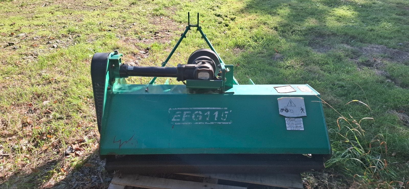 klepelmaaier geo efg 115, Ophalen