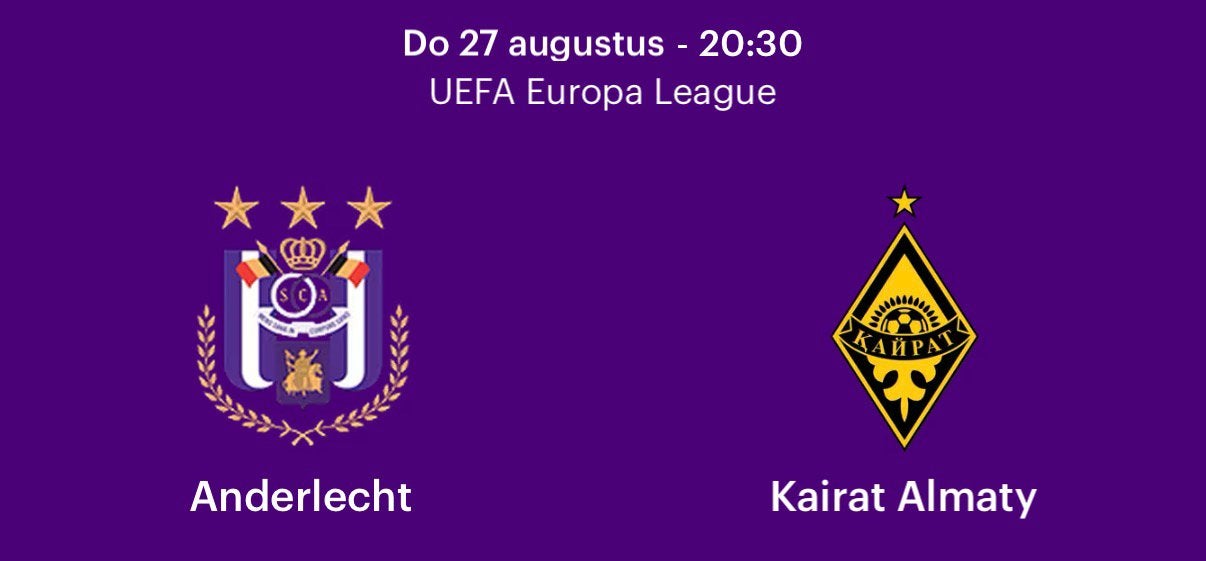 3 billets RSC Anderlecht - Kairat Almaty Europa League 27/8, Tickets & Billets, Cartes en vrac, Trois personnes ou plus, Août