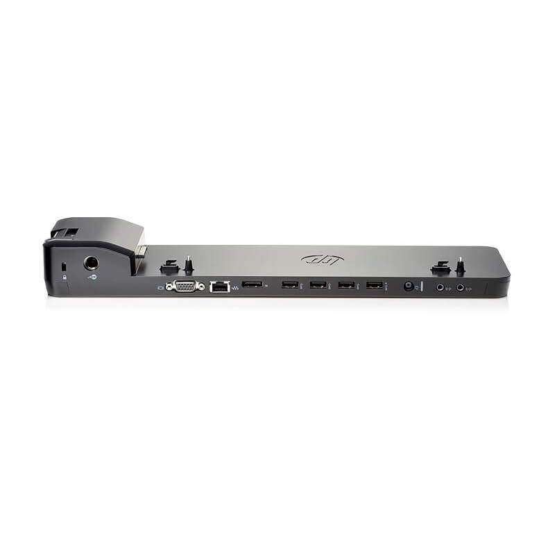 hp 2013 ultraslim docking station, Computers en Software, Dockingstations, Ophalen, Hp, Zo goed als nieuw, Docking station