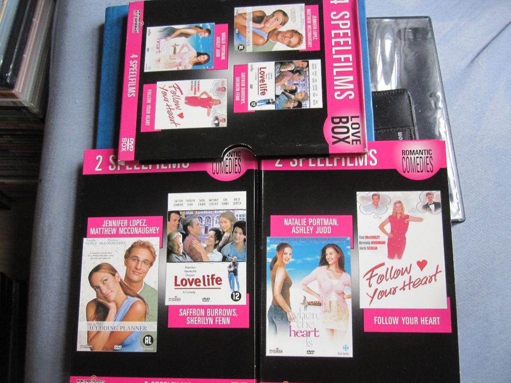 love box 1 (4 films op 2 disc), Ophalen of Verzenden, Zo goed als nieuw, Vanaf 12 jaar, Romantische komedie