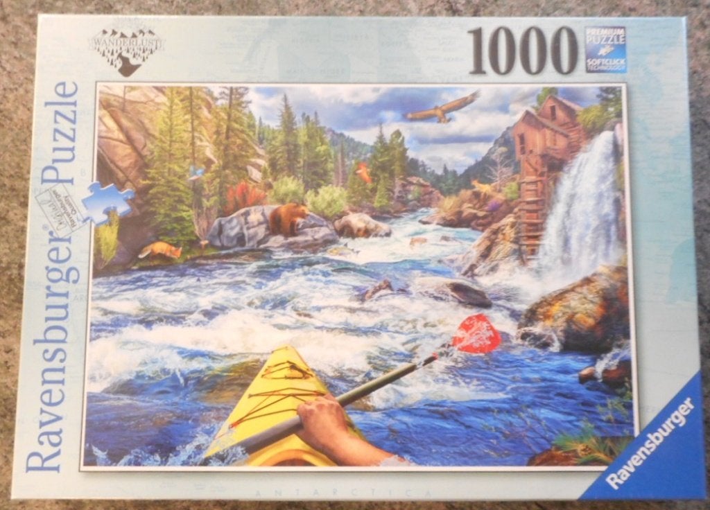 ravensburger puzzel 1000 stukjes kayak en aguas bravas ., Enlèvement ou Envoi, Neuf