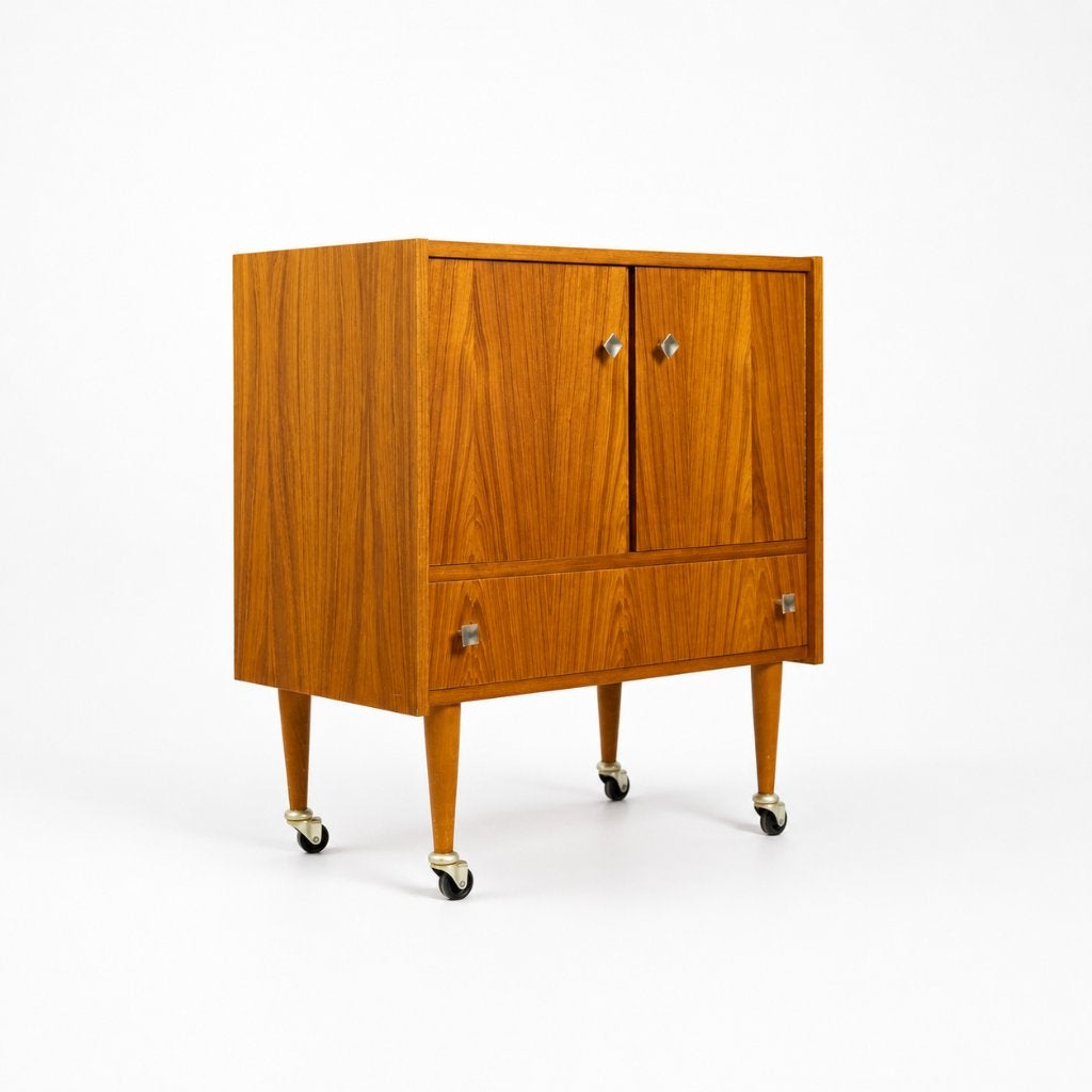 Prachtige vintage bijzetkastje, Huis en Inrichting, Ophalen, Gebruikt