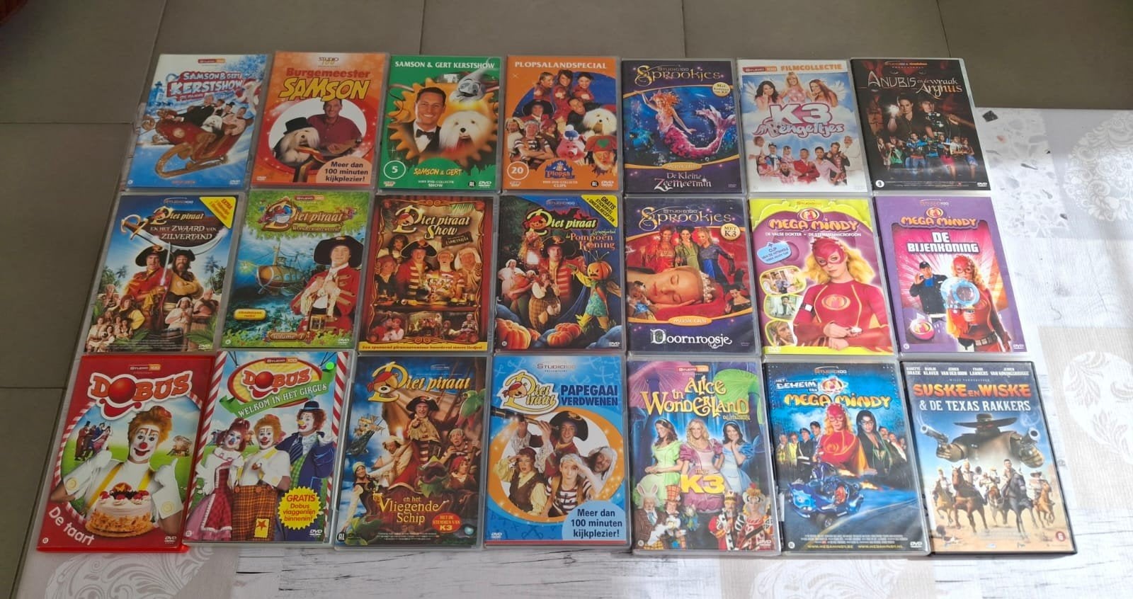 kinderfilms in 1 lot!, Ophalen of Verzenden