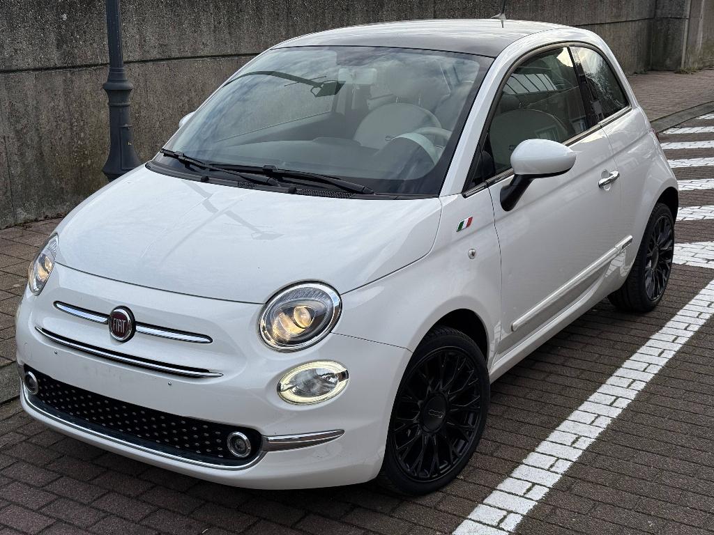 Fiat 500 1.2 Benzine 2019 | Panodak | Navi | Airco | Cruise, Autos, Fiat, 1242 cm³, Achat, Entreprise, Boîte manuelle