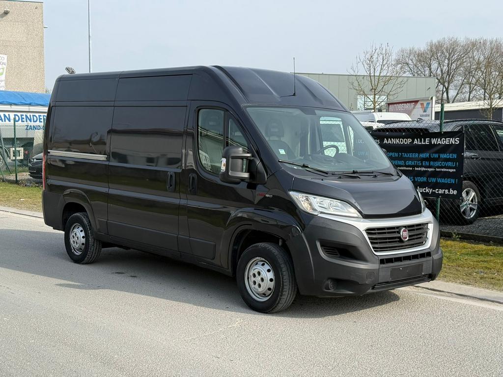 Fiat ducato 2,3 diesel camionette  start en rijd perfect, Auto's, 4 deurs, Zwart, Bedrijf, SUV of Terreinwagen