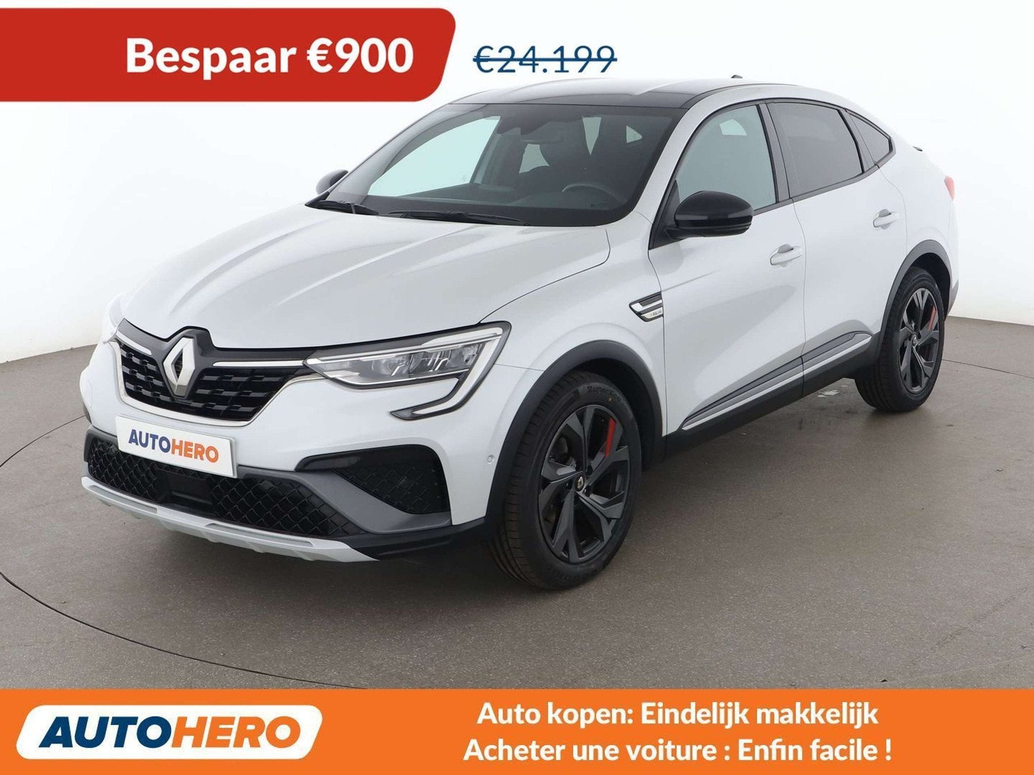 Renault Arkana 1.3 TCe Mild-Hybrid Esprit Alpine (bj 2023), Arkana, Gebruikt, Overige brandstoffen, Wit