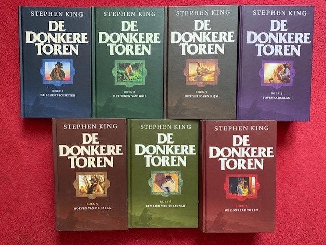 STEPHEN KING DE DONKERE TOREN, DE COMPLETE SET IN ZEER GOEDE, Boeken, Ophalen of Verzenden