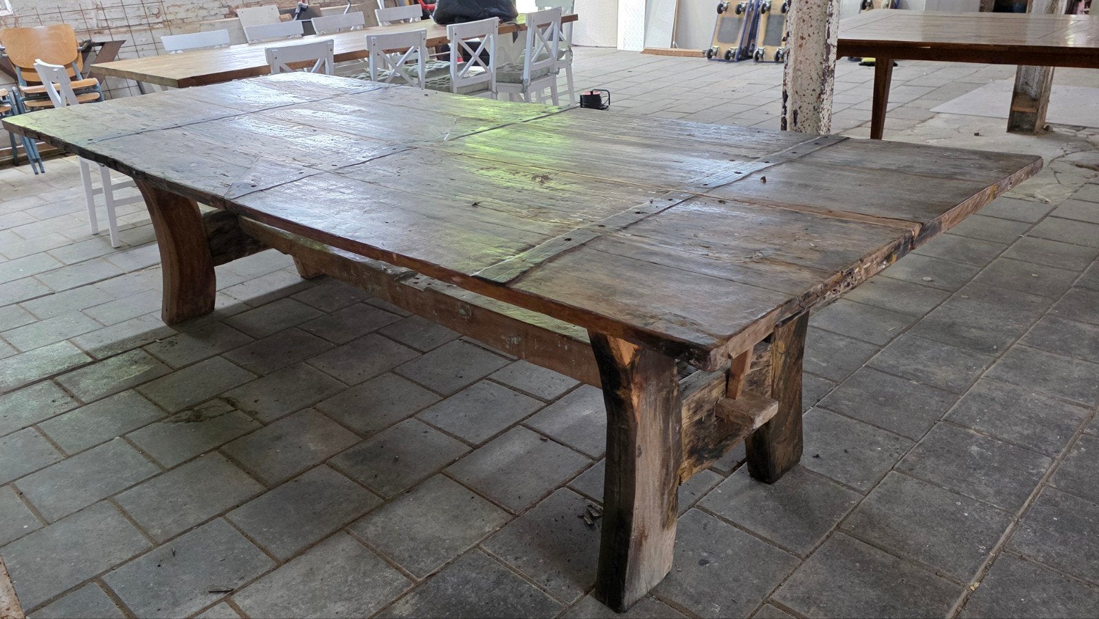 Blikvanger: Historische Leeftafel / Kasteeltafel (200+ jaar, Enlèvement ou Envoi