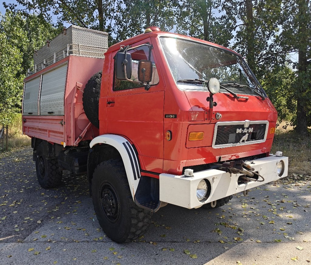 MAN 8.136 FAE basisvoertuig voor Overland of Expeditietruck, Caravans en Kamperen, Dakluik, Particulier, 4 tot 5 meter, 5 tot 6 meter