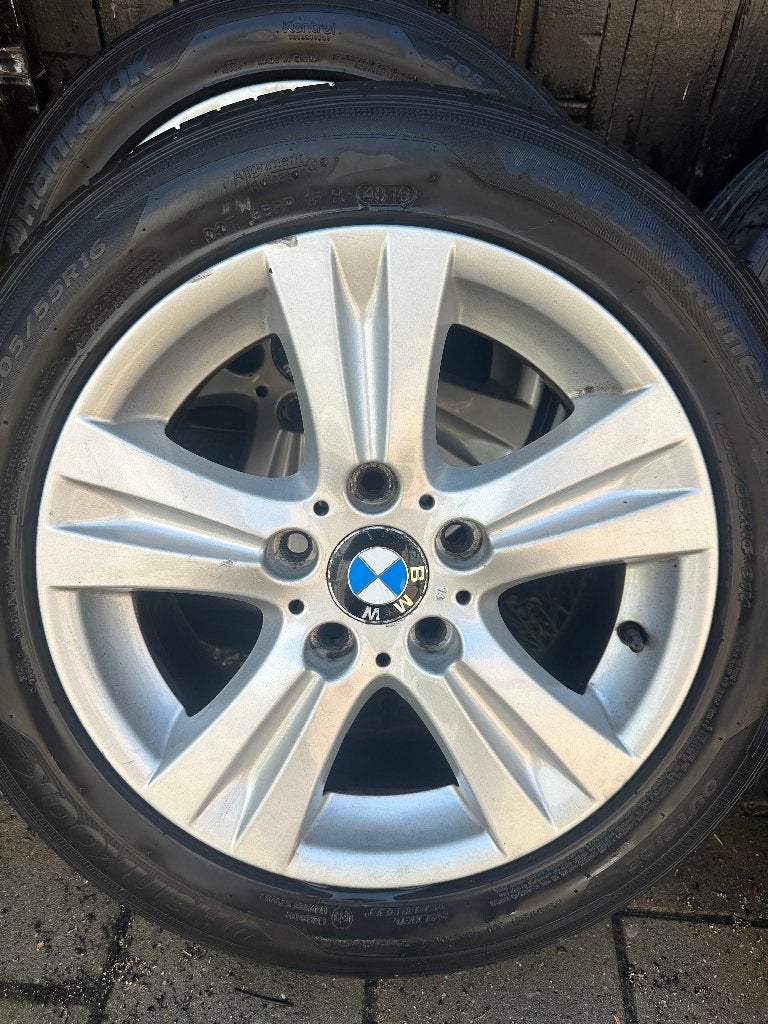 autobanden met BMWvelgen - set van 4, Auto-onderdelen, Ophalen, Gebruikt, Velg(en), Personenwagen