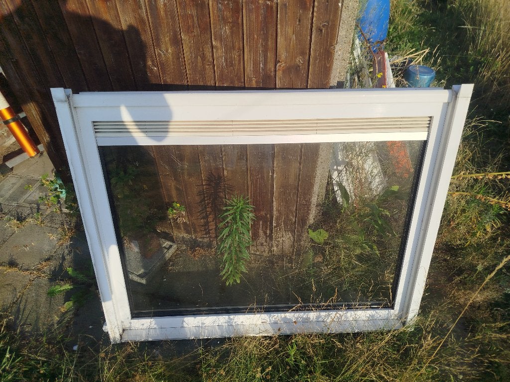 Raam en kozijn, Doe-het-zelf en Bouw, Raamkozijnen en Schuifdeuren, Ophalen, Kunststof, Gebruikt, Raamkozijn