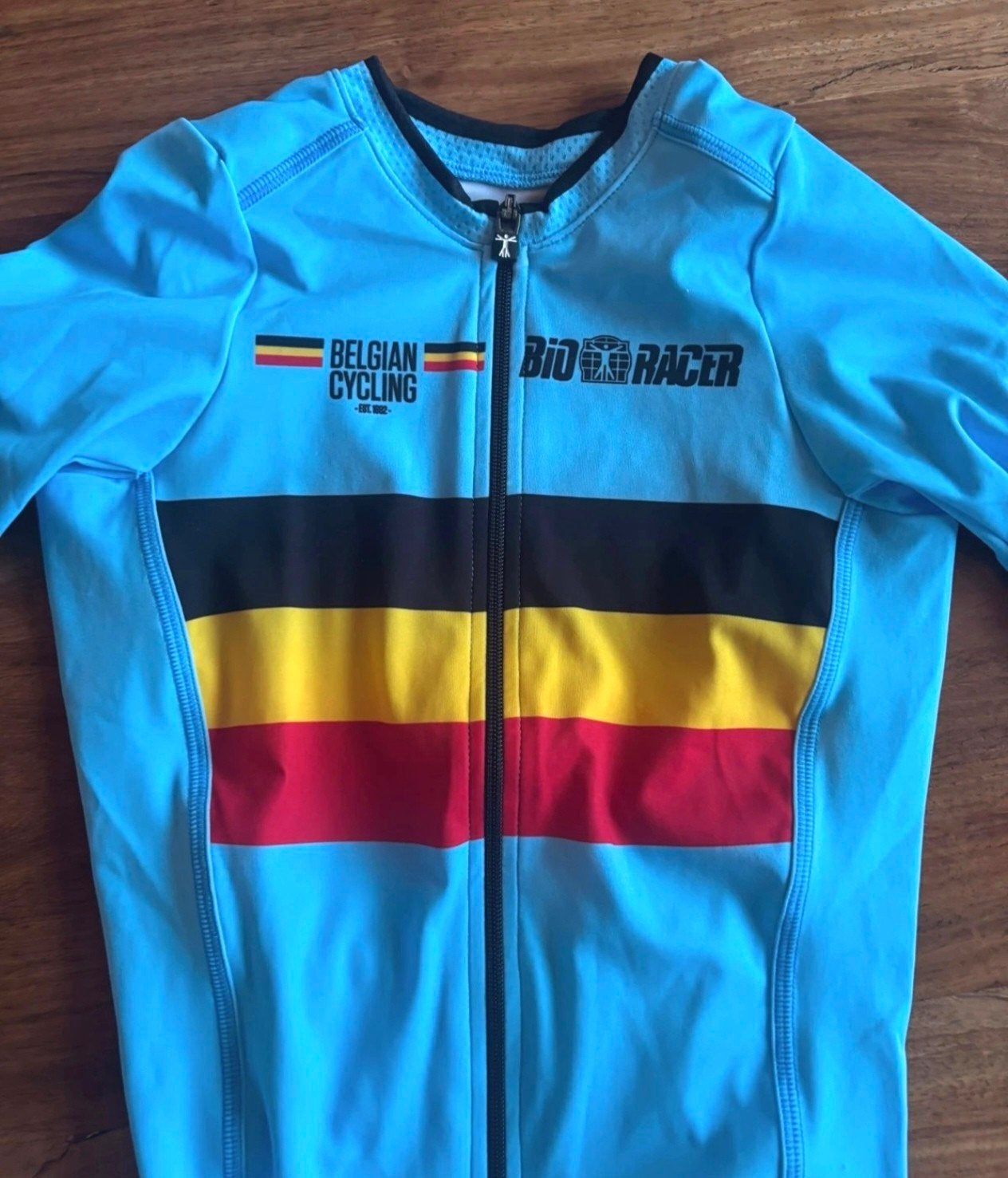 Officiële Bioracer Belgian Cycling Fietsshirt Dames - Maat 1, Fietsen en Brommers, Ophalen of Verzenden, XS, Dames