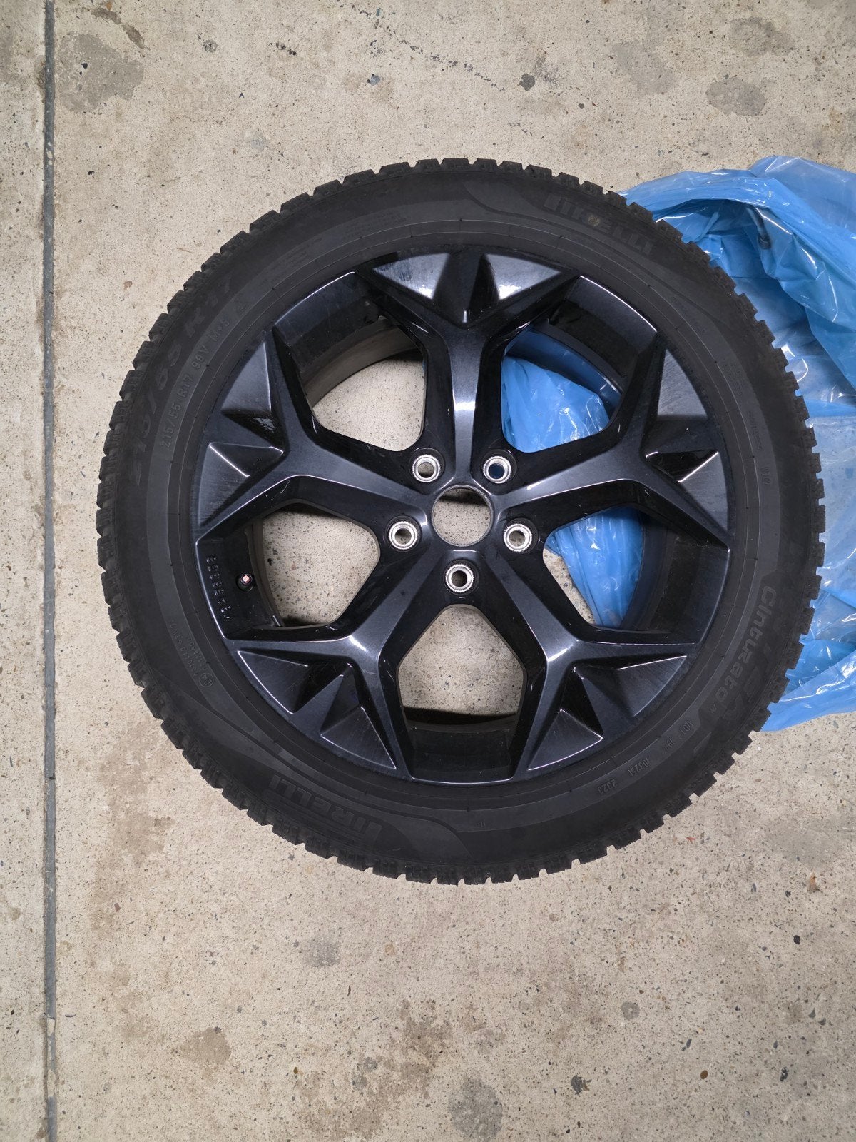 SEAT Leon 5F / CUPRA 17" Dynamic velg in zwart, Ophalen, Velg(en), 17 inch, Winterbanden