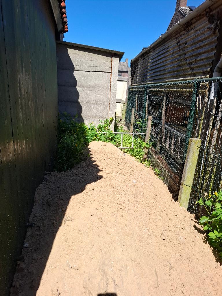 Ophoog zand afkomstig uit afgraven woning, Jardin & Terrasse, Sable, Utilisé, Sable pour remblai, Enlèvement
