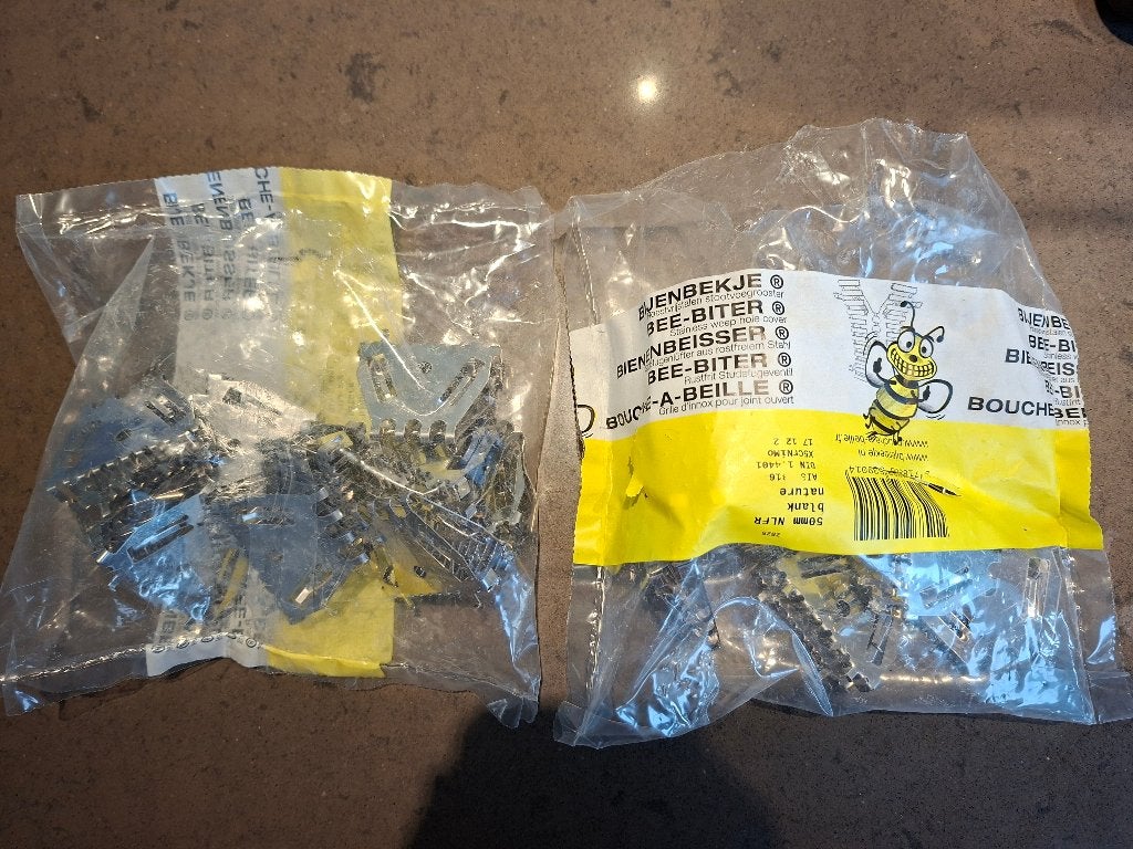 Bijenbekje voegventilatie 50 mm rvs, Ophalen, Nieuw, Overige typen