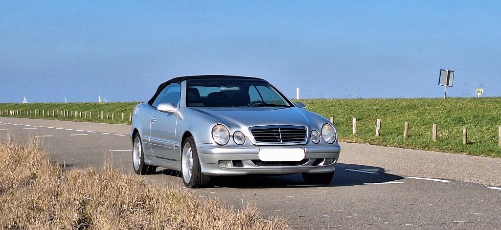 Mercedes clk Elegance, Auto's, 4 zetels, Zwart, 4 cilinders, Cabriolet