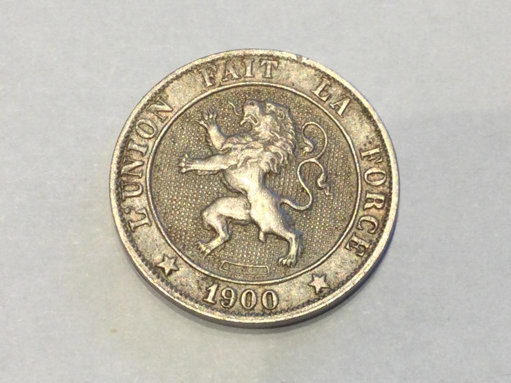 België 5 centimes 1900 Frans prachtig, Postzegels en Munten, Munten | België, Ophalen of Verzenden