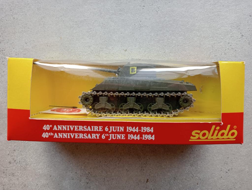 40th Anniversary 7030-5 Sherman M4A3 (Solido), Envoi, Comme neuf, Autres types, Autres marques