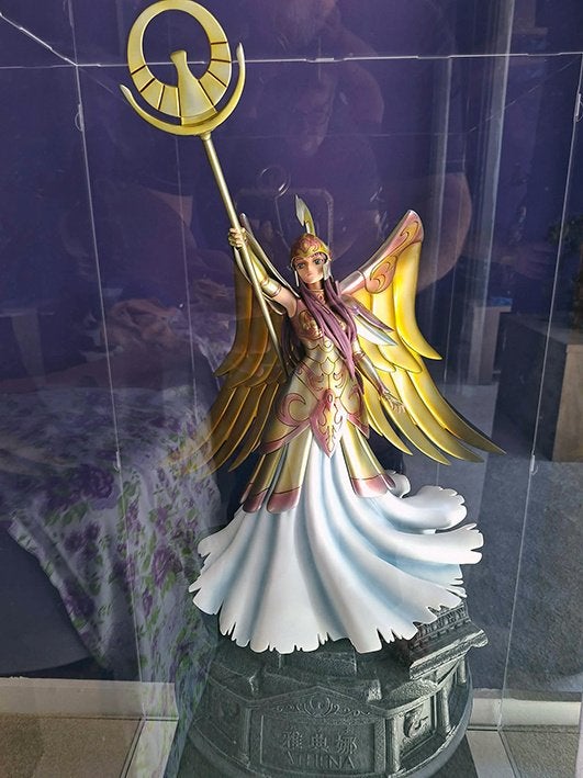 Saint Seiya Soul Wing Athena Armored Licensed Resin Statue, Collections, Enlèvement ou Envoi