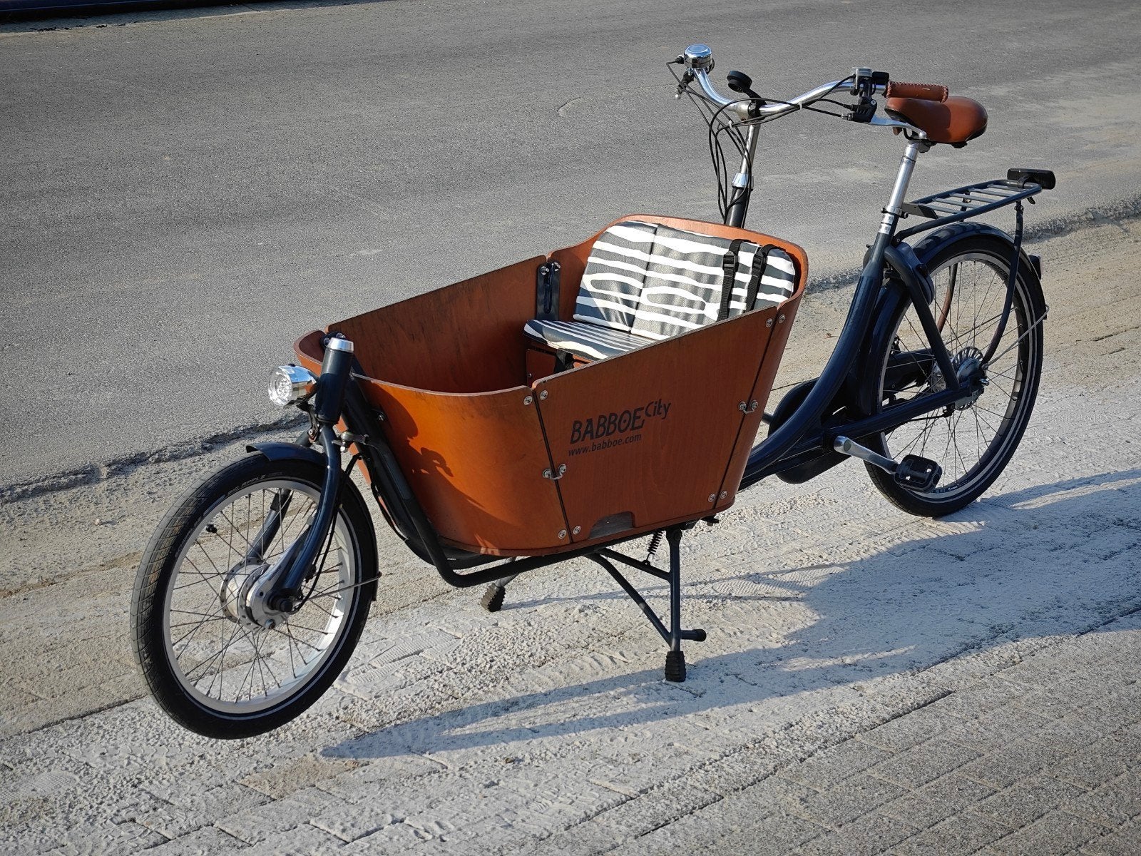 Bakfiets Babbou city e, Ophalen