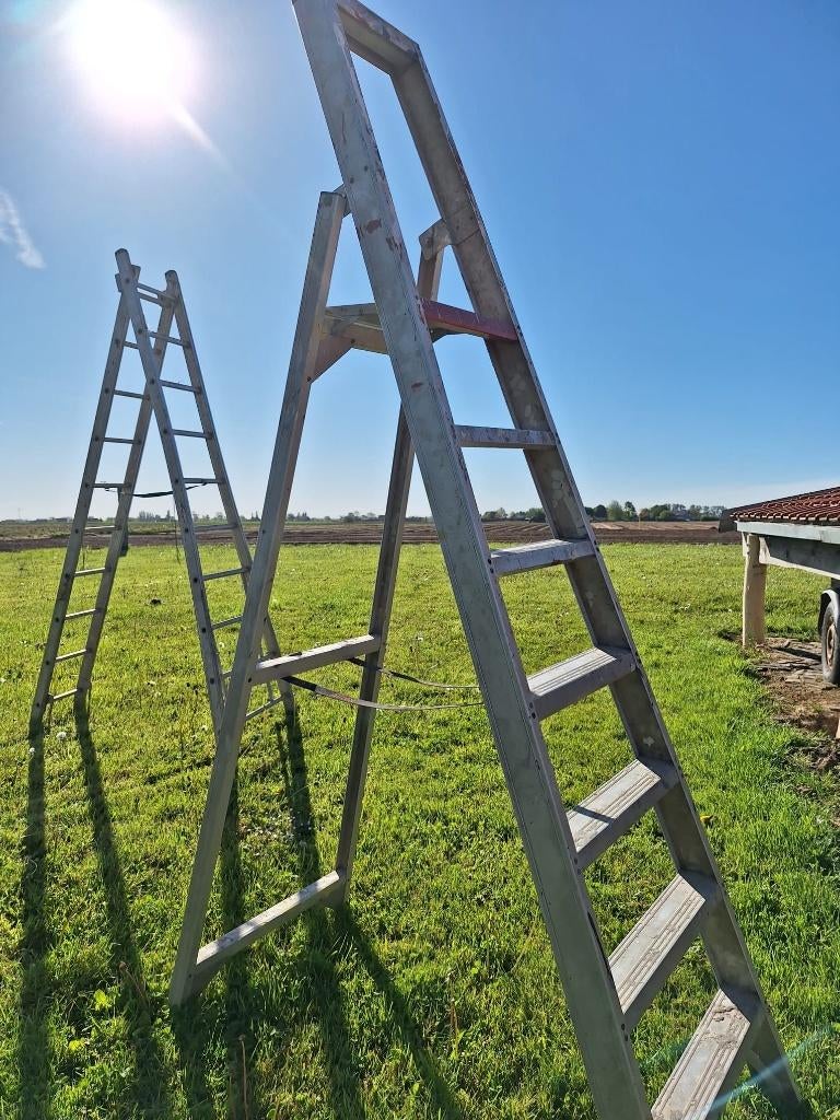Professionele Altrex ladders- 4 stuks, Doe-het-zelf en Bouw, Ladders en Trappen, Ophalen, Gebruikt, Ladder, Minder dan 2 meter