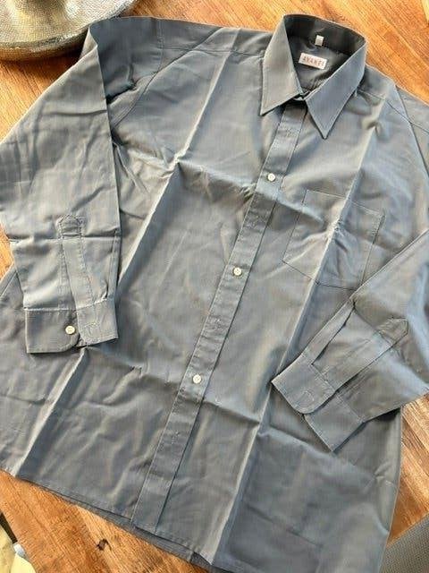 Hemd vintage maat XL, Kleding | Heren, Overhemden, Avanti, Ophalen of Verzenden, Zo goed als nieuw, Grijs