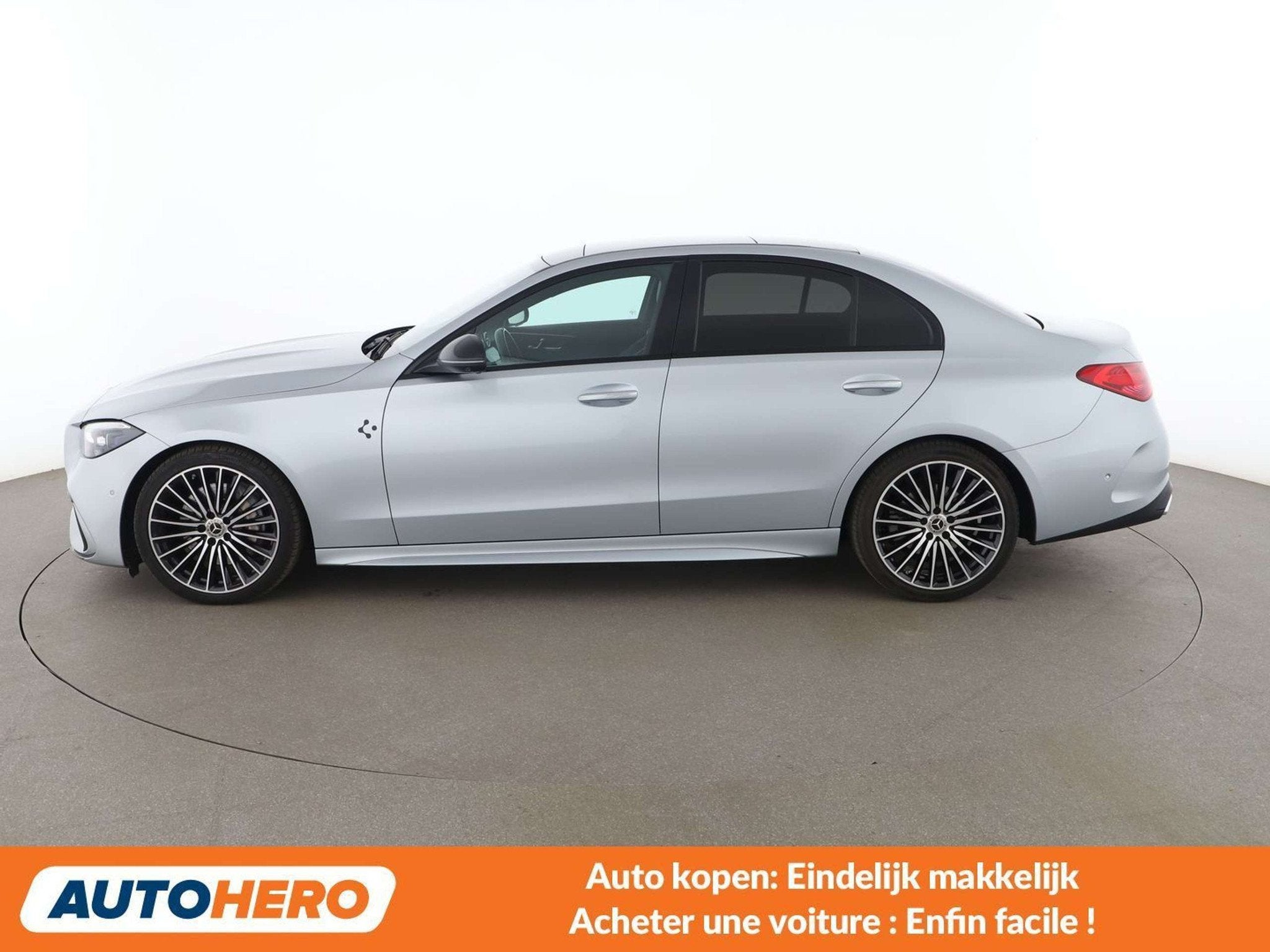 Mercedes-Benz C-Klasse 220 C 200 d Mild-Hybrid AMG Line, Argent ou Gris, Achat, Noir, Automatique