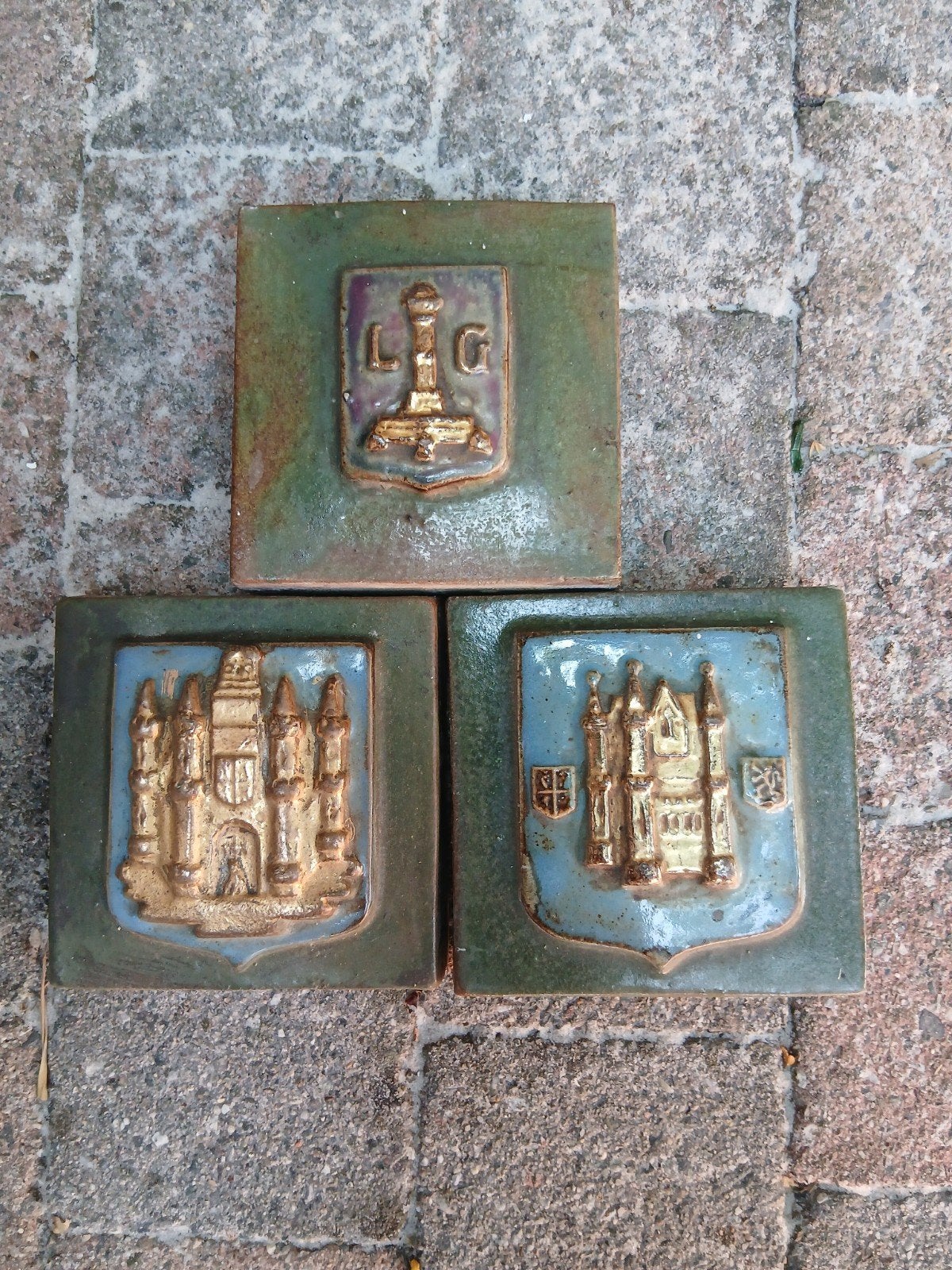 3 orginele relieftegels, Antiquités & Art, Enlèvement