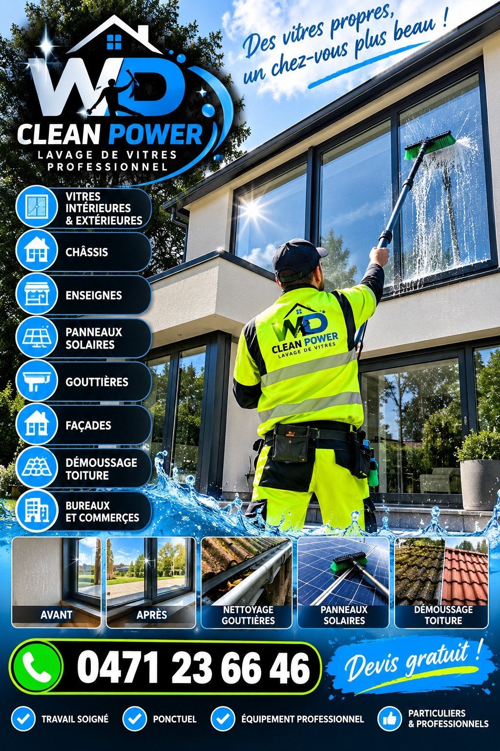 Laveur De Vitres Professionnel Devis Gratuit, Bricolage & Construction, Enlèvement