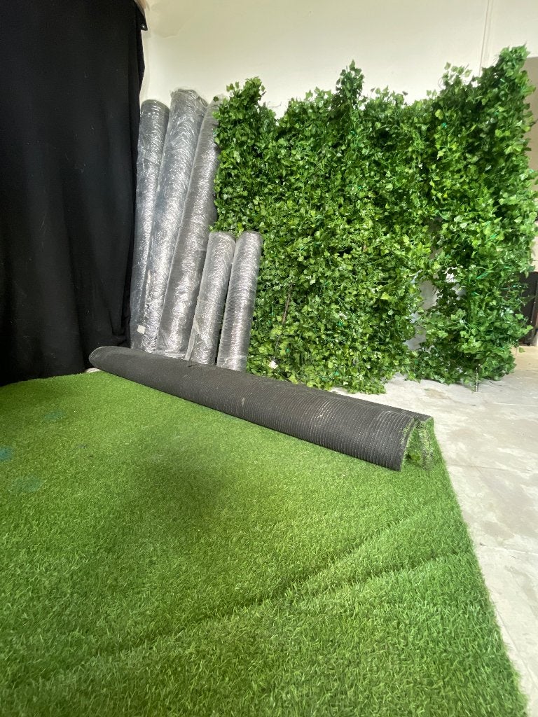 Groot lot kunstgras & kunsthagen –, Enlèvement, Utilisé, 20 m² ou plus, Gazon artificiel