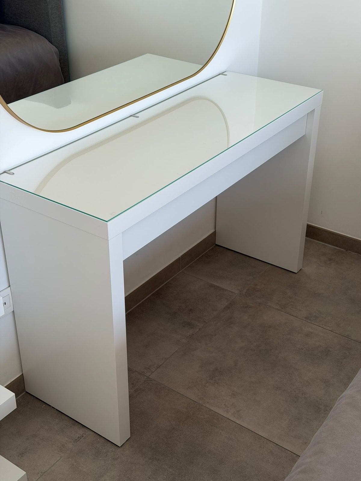 table de maquillage, Enlèvement, Comme neuf, Verre