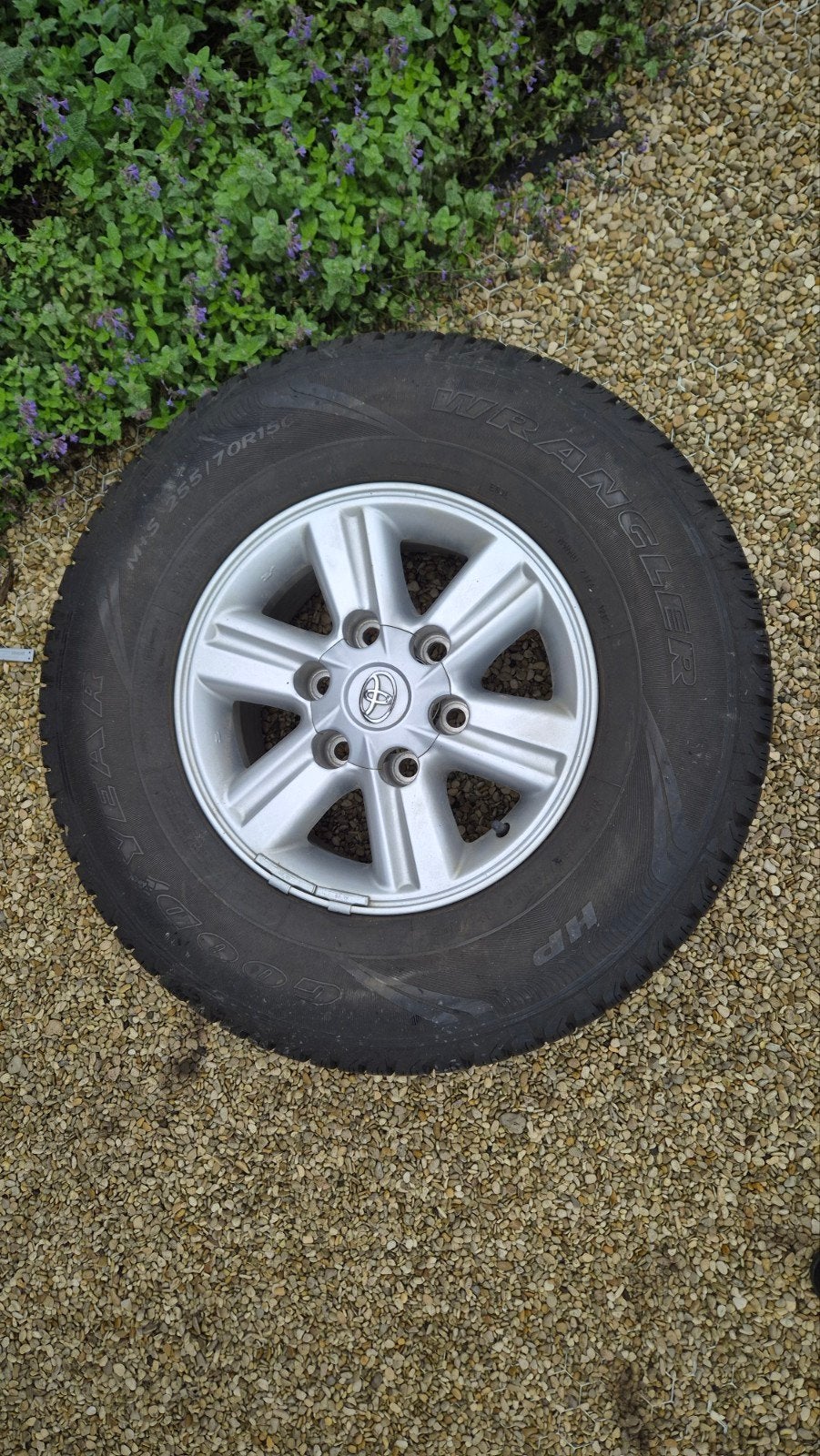 banden met aluminium velg, Enlèvement, Pneu(s)