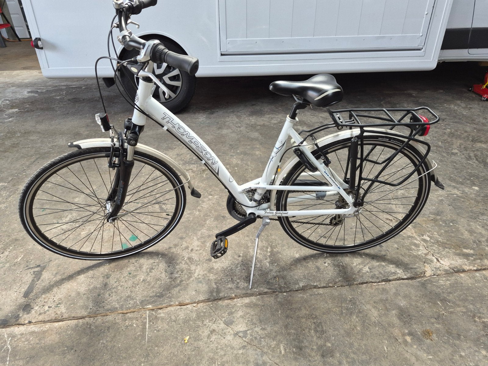 Damesfiets Thompson, Ophalen, Versnellingen