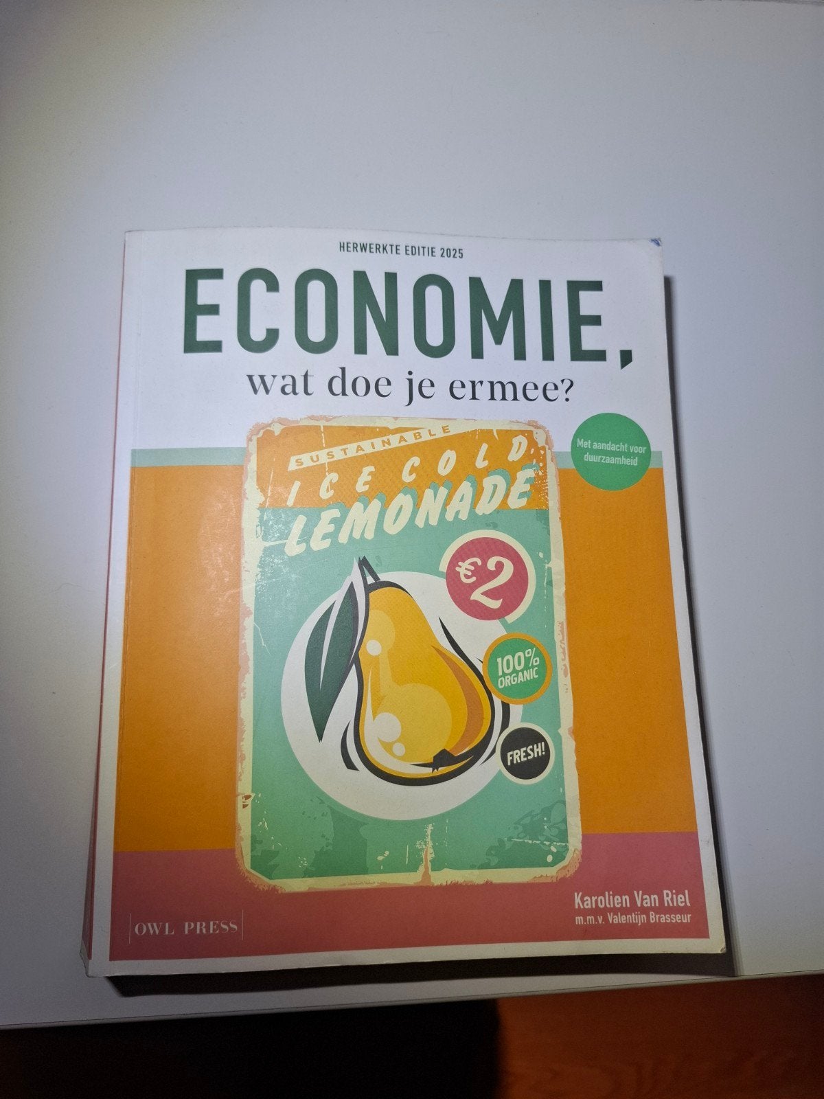 Karolien Van Riel - Economie, wat doe je ermee?, Boeken, Ophalen of Verzenden, Karolien Van Riel