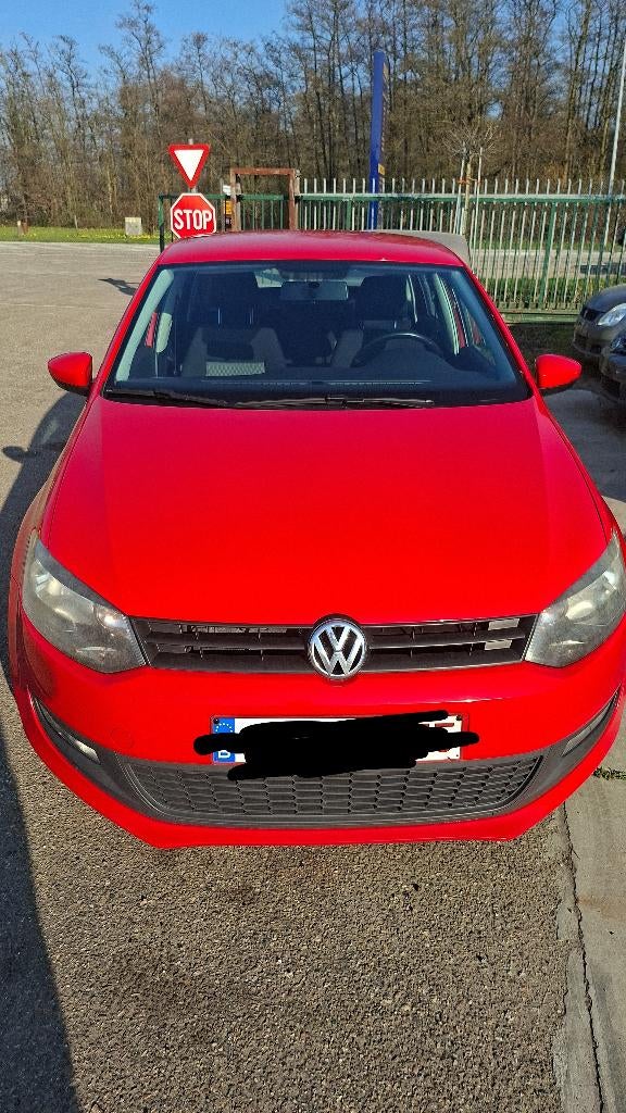 Volkswagen polo rood, Auto's, Euro 5, Stof, Zwart, Airbags