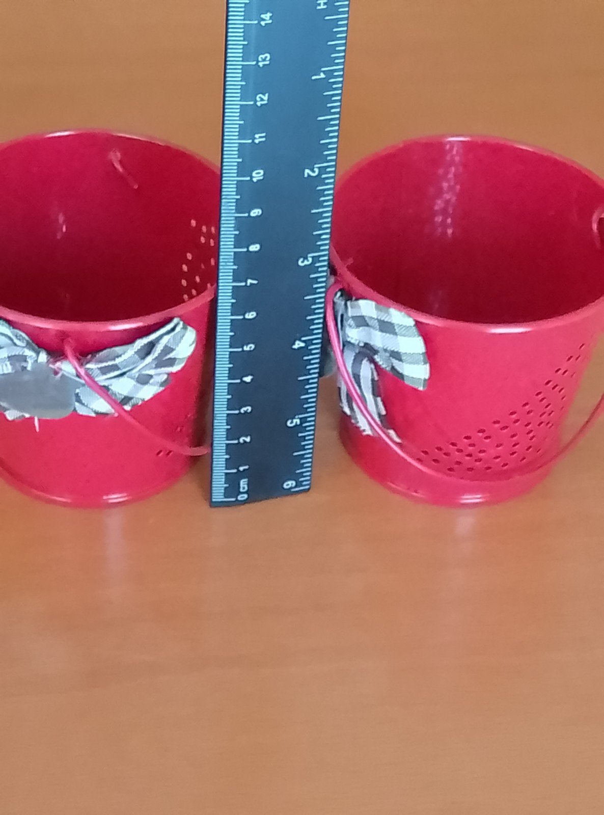2 metalen emmertjes, Huis en Inrichting, Ophalen