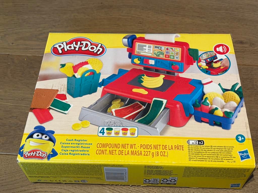 PLAY-DOH - Supermarkt kassa, Ophalen of Verzenden, Gebruikt, Knutselen, Met geluid