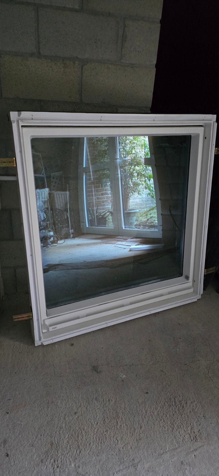 Velux dakraam GGU 606 (Wit kunststof) met gootstukken, Ophalen, Gebruikt, 80 tot 120 cm, 80 tot 120 cm
