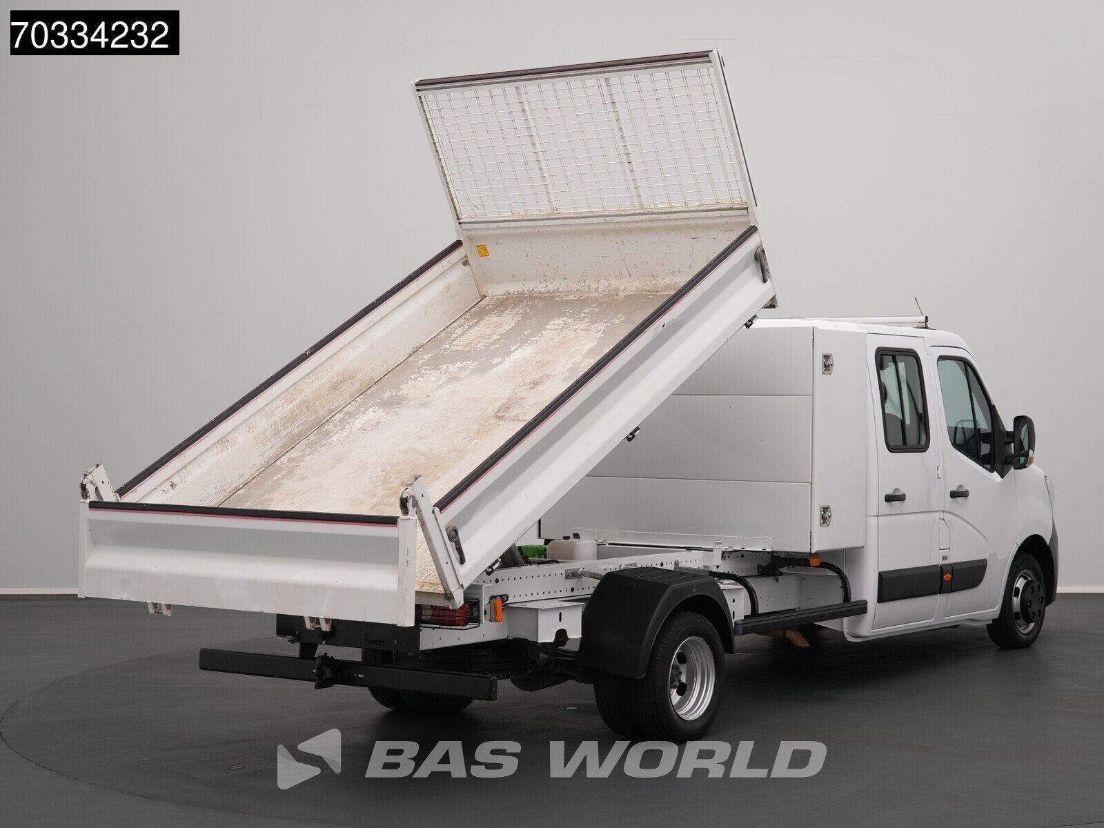 Renault Master 130PK Kipper Dubbele Cabine Dubbellucht Airco, Autos, Achat, Euro 6, Entreprise, 96 kW