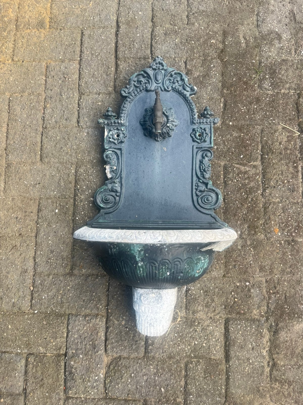 Fonteintje, Tuin en Terras, Waterpartijen en Fonteinen, Ophalen, Gebruikt, Aluminium, Waterornament