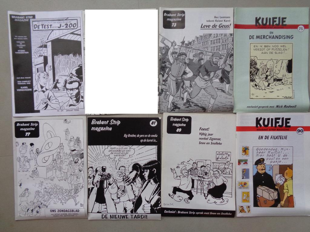 Brabant Strip Magazine - 7 nrs (34,73,75,77,81,89,90), Ophalen of Verzenden
