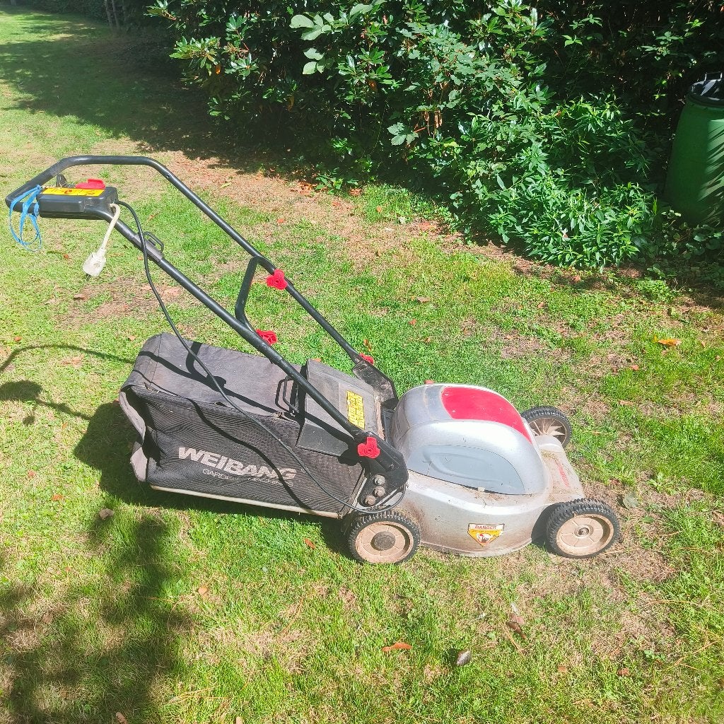 Grasmaaier Weibang, Tuin en Terras, Ophalen, Cirkelmaaier, Gebruikt, Elektrische grasmaaier