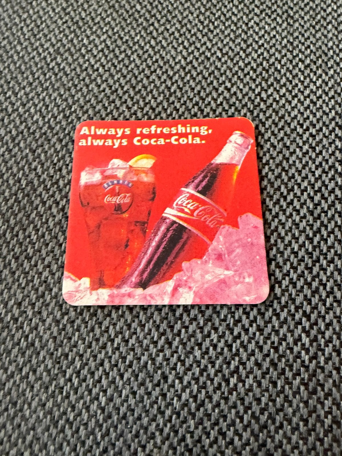 Coca-cola bierviltje, Verzamelen, Ophalen of Verzenden, Zo goed als nieuw, Viltje(s), Overige merken