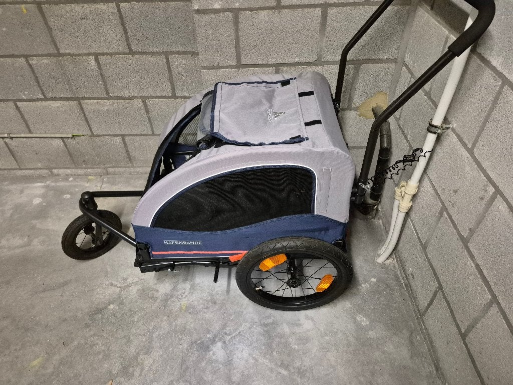 Hondenfietskar, Enlèvement, Utilisé, Remorque de vélo pour chien
