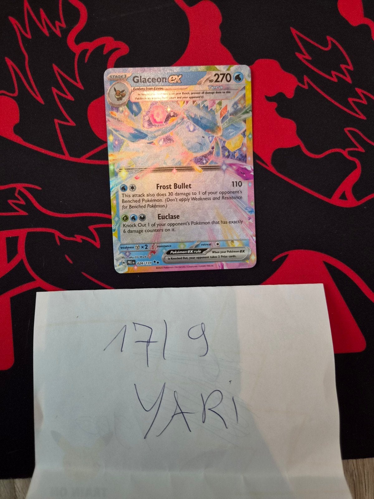 glaceon ex 26, Ophalen of Verzenden