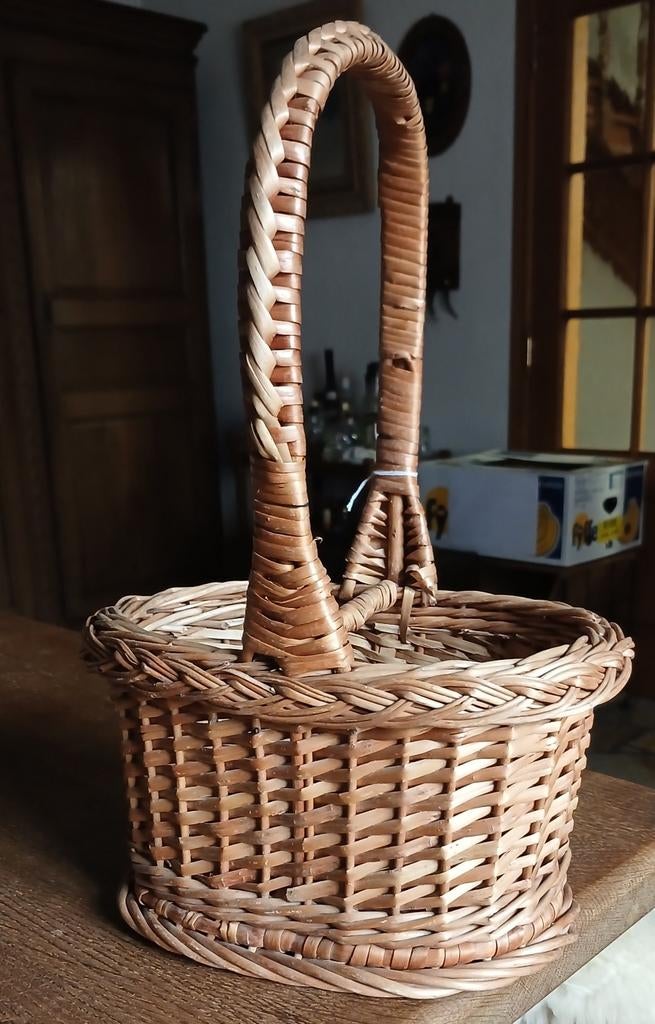 Rieten wijnmand, Ophalen of Verzenden, Riet, Mand