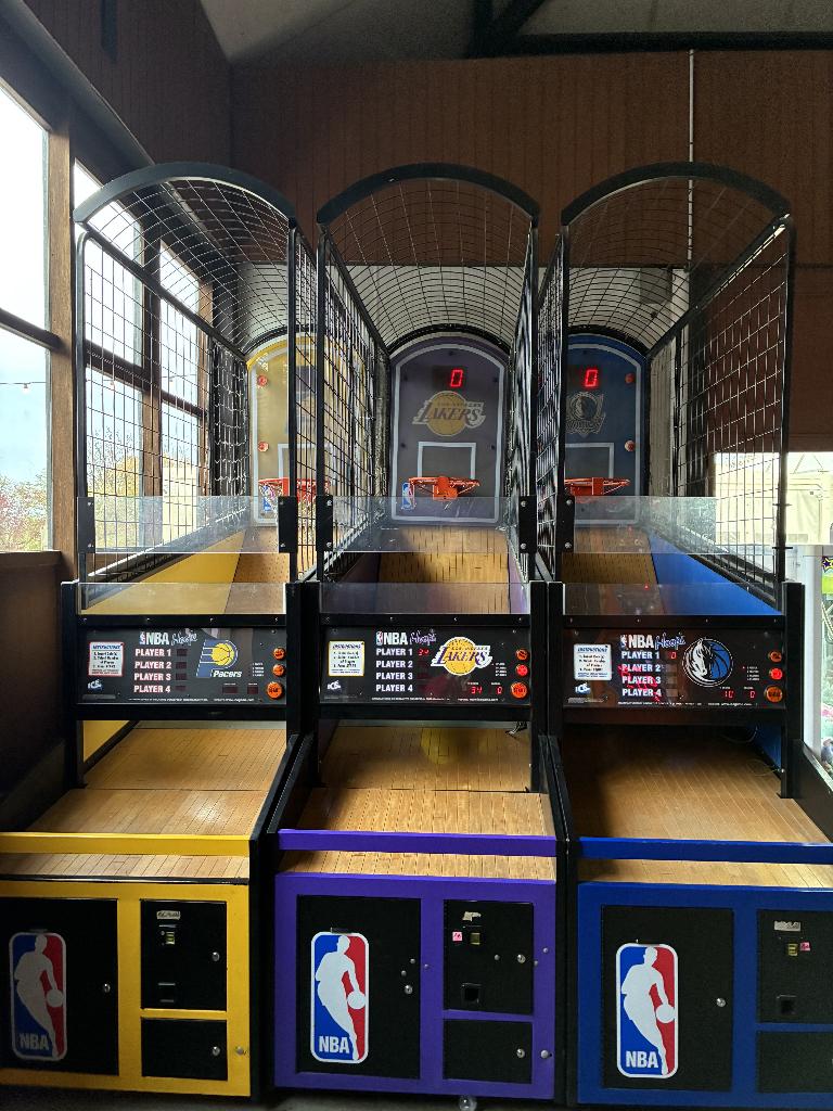 NBA HOOPS BASKET ARCADE GAME (not pinball), Autres marques, Enlèvement, Utilisé, Autres types